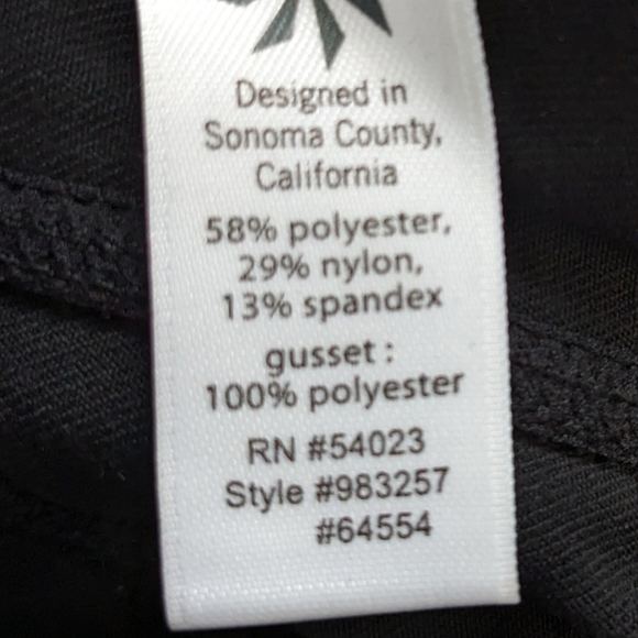 Athleta Honeycomb Connect Crop Leggings Gym Active black grey - Picture 6 of 6